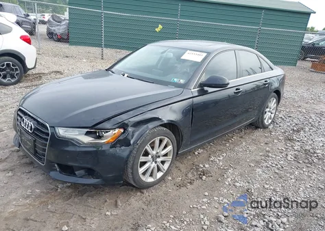 2014 Audi A6 2.0T Premium z USA, uszkodzony, nr VIN WAUGFAFCXEN065126